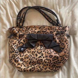 Jessica Simpson Leopard Animal Print Purse